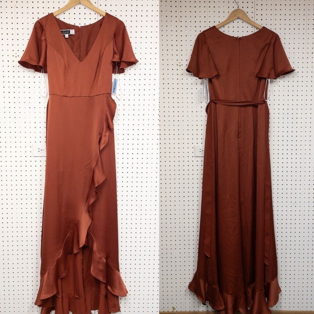 Celebrate Db Studio Hi Low Flutter Sleeve In Cinn… - image 2